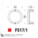Ручка кнопка модерн COLOMBO DESIGN F517/1-NM матовый черный