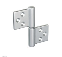 Петля накладная без врезки универсальная разборная Fratelli Cattini 143T 38-35 CS матовый хром