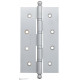 Дверная петля универсальная с круглым колпачком Fratelli Cattini CR152 152x90x3 CS матовый хром