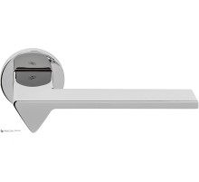 Дверная ручка на круглом основании COLOMBO Ama MF11RSB-CR полированный хром