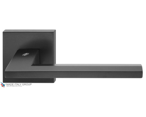 Дверная ручка на квадратном основании COLOMBO Electra MS11RSB-NM матовый черный Дверная ручка на квадратном основании COLOMBO Electra MS11RSB-NM матовый черный