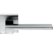 Дверная ручка на квадратном основании COLOMBO Zelda MM11RSB-CM матовый хром