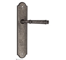 Дверная ручка на планке Fratelli Cattini FARFALLA PL257-IA античное серебро