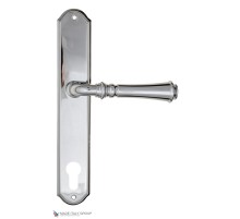 Дверная ручка на планке Fratelli Cattini GRACIA CYL PL02-CR полированный хром