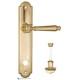 Дверная ручка на планке Fratelli Cattini MARANI WC-2 PL257-OLV полированная латунь
