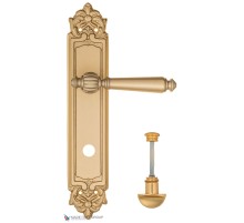Дверная ручка на планке Fratelli Cattini MARANI WC-2 PL96-BS матовая латунь
