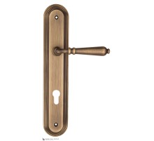 Дверная ручка на планке Fratelli Cattini NAPOLI CYL PL288-BY матовая бронза Дверная ручка на планке Fratelli Cattini NAPOLI CYL PL288-BY матовая бронза