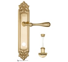 Дверная ручка на планке Fratelli Cattini RETRO WC-2 PL96-OLV полированная латунь