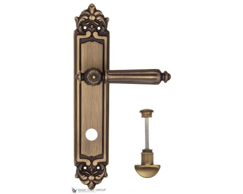 Дверная ручка на планке Fratelli Cattini TORCELLO WC-2 PL96-BY матовая бронза Дверная ручка на планке Fratelli Cattini TORCELLO WC-2 PL96-BY матовая бронза