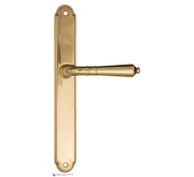 Дверная ручка на планке Fratelli Cattini TOSCANA PL01-OLV полированная латунь