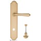 Дверная ручка на планке Fratelli Cattini TOSCANA WC-2 PL257-BS матовая латунь