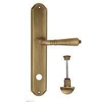 Дверная ручка на планке Fratelli Cattini VIGNOLE WC-2 PL02-BY матовая бронза