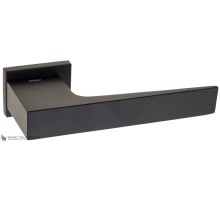 Дверная ручка на прямоугольном основании Fratelli Cattini YOLA 6-NM матовый черный