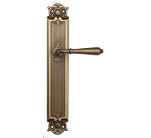 Дверная ручка Venezia CLASSIC на планке PL97 матовая бронза