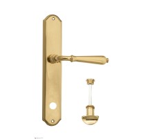 Дверная ручка Venezia CLASSIC WC-2 на планке PL02 полированная латунь