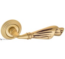 Дверная ручка Venezia OPERA D8 французское золото + коричневый