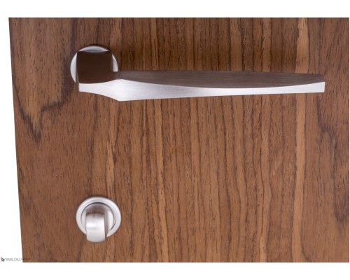 Дверная ручка Venezia Unique STONE (серия SLIM) матовый хром Дверная ручка Venezia Unique STONE (серия SLIM) матовый хром