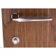 Дверная ручка Venezia Unique STONE (серия SLIM) матовый хром