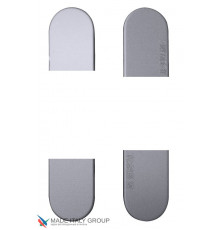 Колпачки для петель К7000, COVER CS, (4 шт.) цвет МАТОВЫЙ ХРОМ