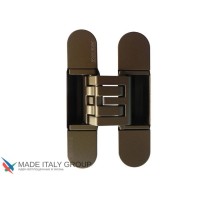 KUBICA HYBRID K6360 38 BR петля скрытая универсальная асимметричная, цвет БРОНЗА (60 kg)