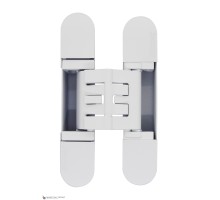 KUBICA K2760CM DXSX, BI петля скрытая универсальная БЕЛЫЙ (60 kg)