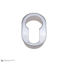 Накладка под цилиндр на овальном основании Fratelli Cattini CYL 2FS-CR полированный хром 2 шт.