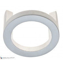 Ручка кнопка модерн COLOMBO DESIGN F517/3-CM матовый хром