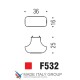 Ручка кнопка модерн COLOMBO DESIGN F532-CM матовый хром