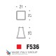 Ручка кнопка модерн COLOMBO DESIGN F536-CM матовый хром