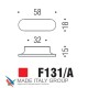 Ручка скоба модерн COLOMBO DESIGN F131A-CM матовый хром 32 мм
