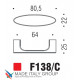 Ручка скоба модерн COLOMBO DESIGN F138C-CM матовый хром 64 мм