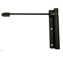Доводчик дверной пружинный до 60кг Fratelli Cattini 114D (170x39мм) NM матовый черный