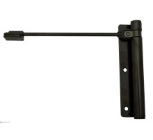 Доводчик дверной пружинный до 60кг Fratelli Cattini 114D (170x39мм) NM матовый черный