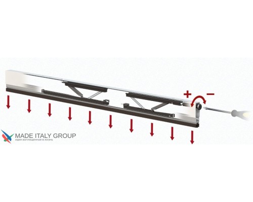 Автоматический порог врезной Venezia 420/1030-830 мм/34 Дб, регулировка 1 уровень Автоматический порог врезной Venezia 420/1030-830 мм/34 Дб, регулировка 1 уровень