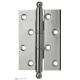 Дверная петля универсальная с круглым колпачком Fratelli Cattini CR102 102x75x3 CR полированный хром