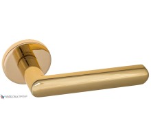 Дверная ручка на круглом основании Fratelli Cattini NEVADA 7FS-OLV полированная латунь