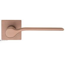 Дверная ручка на квадратном основании Fratelli Cattini CINQUE 8FS-CU матовая медь
