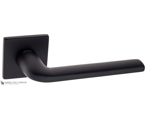 Дверная ручка на квадратном основании Fratelli Cattini LINEA 8FS-NM матовый черный Дверная ручка на квадратном основании Fratelli Cattini LINEA 8FS-NM матовый черный