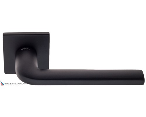 Дверная ручка на квадратном основании Fratelli Cattini LINEA 8FS-NM матовый черный Дверная ручка на квадратном основании Fratelli Cattini LINEA 8FS-NM матовый черный
