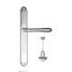 Дверная ручка на планке Fratelli Cattini EMMA WC-2 PL01-CR полированный хром