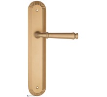 Дверная ручка на планке Fratelli Cattini FARFALLA PL288-BS матовая латунь