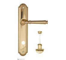 Дверная ручка на планке Fratelli Cattini FARFALLA WC-2 PL257-OLV полированная латунь