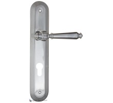 Дверная ручка на планке Fratelli Cattini MARANI CYL PL288-CR полированный хром