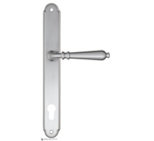 Дверная ручка на планке Fratelli Cattini NAPOLI CYL PL01-CS матовый хром