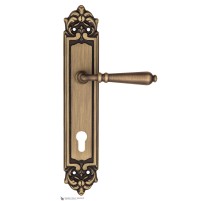 Дверная ручка на планке Fratelli Cattini NAPOLI CYL PL96-BY матовая бронза