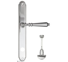 Дверная ручка на планке Fratelli Cattini NAPOLI WC-2 PL01-CR полированный хром