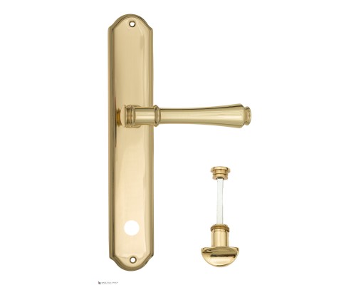 Дверная ручка на планке Fratelli Cattini PICCO WC-2 PL02-OLV полированная латунь