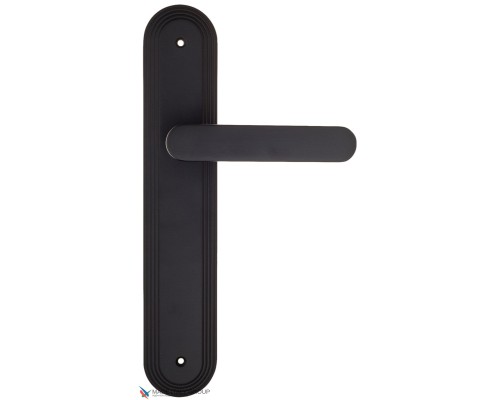 Дверная ручка на планке Fratelli Cattini PIPPA PL288-NM матовый черный Дверная ручка на планке Fratelli Cattini PIPPA PL288-NM матовый черный