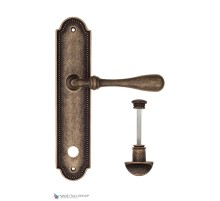 Дверная ручка на планке Fratelli Cattini RETRO WC-2 PL248-BA античная бронза