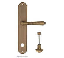 Дверная ручка на планке Fratelli Cattini TOSCANA WC-2 PL02-BY матовая бронза
